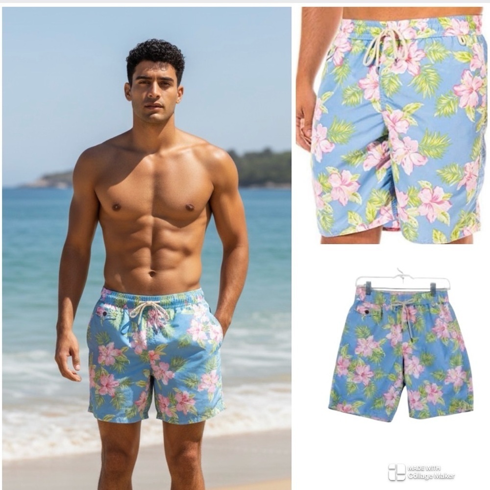 Polo Ralph Lauren floral swim trunks